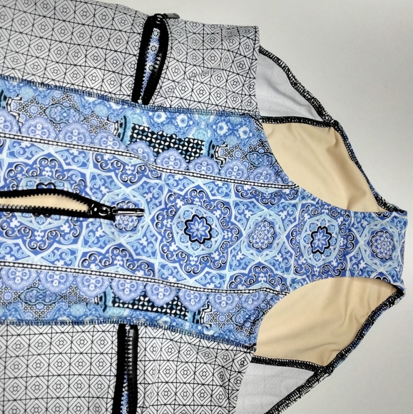 Cabana Life Midnight Marrakesh Unisuit One-Piece 50+UV Protection Large Blue - Picture 15 of 15